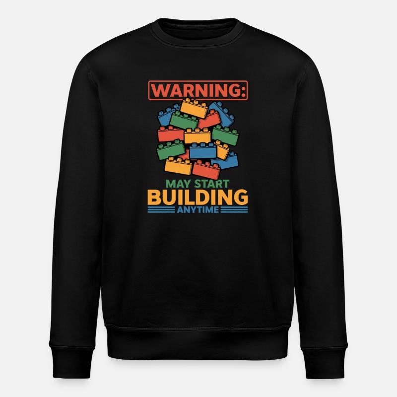 Blocs de construction Enfants Brick Builder - Sweat bio ROLLER Stanley/Stella Unisexe - noir