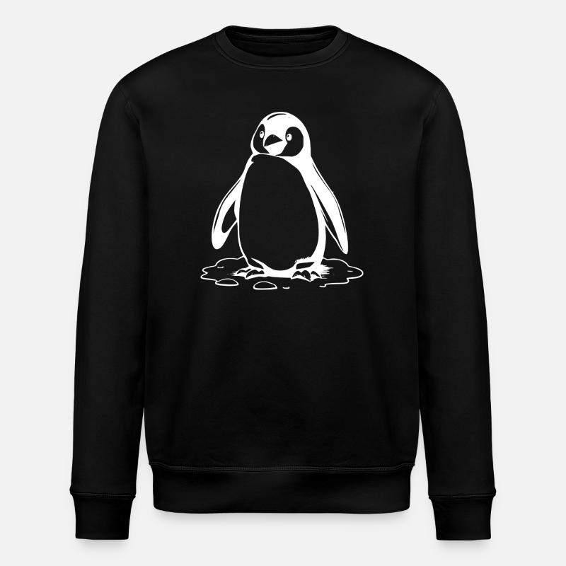 Penguin - Stanley/Stella ROLLER Unisex Organic Sweatshirt - black