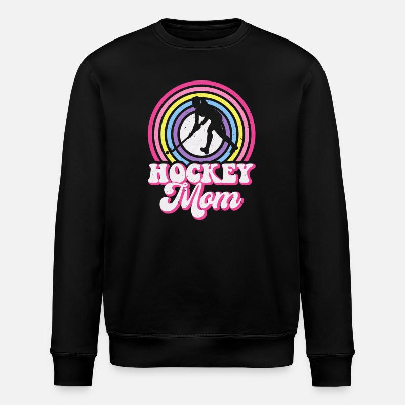 Hockey Eishockey Eishockeyspieler Geschenk - Stanley/Stella ROLLER Unisex Organic Sweatshirt - black