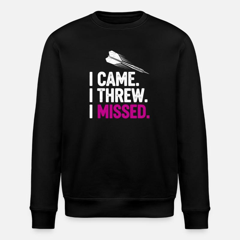 I Came. I Threw. Missed. - Stanley/Stella ROLLER Unisex Organic Sweatshirt - black