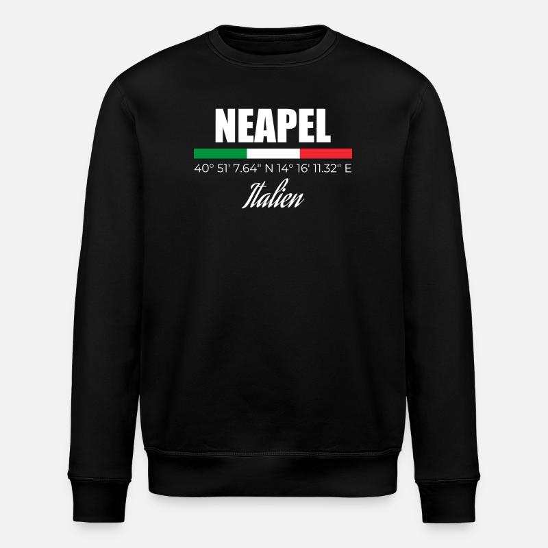 Naples - Stanley/Stella ROLLER Unisex Organic Sweatshirt - black