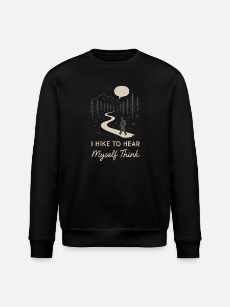 Solo Camping Introverted Camper Quiet - Stanley/Stella ROLLER Unisex Organic Sweatshirt - black