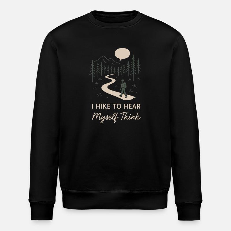 Solo Camping Introverti Campeur Calme - Sweat bio ROLLER Stanley/Stella Unisexe - noir