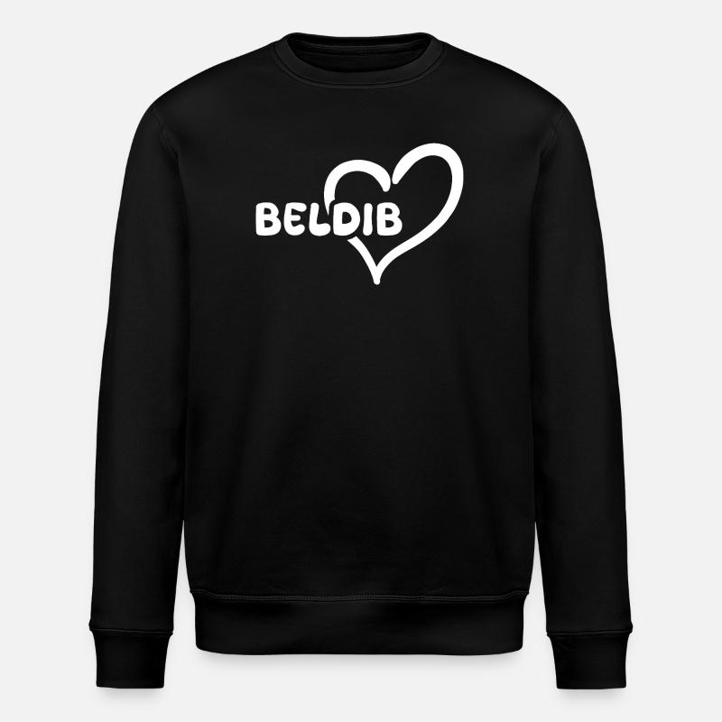 Beldib Beldib - Stanley/Stella ROLLER Unisex Organic Sweatshirt - black