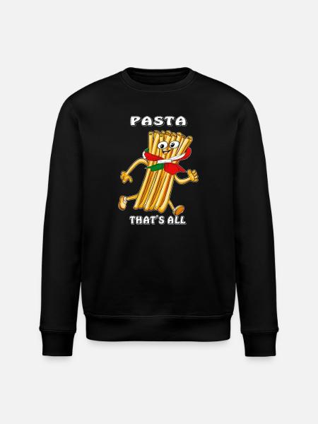 PASTA THAT'S ALL - Stanley/Stella Unisex Bio-Sweatshirt ROLLER - Schwarz