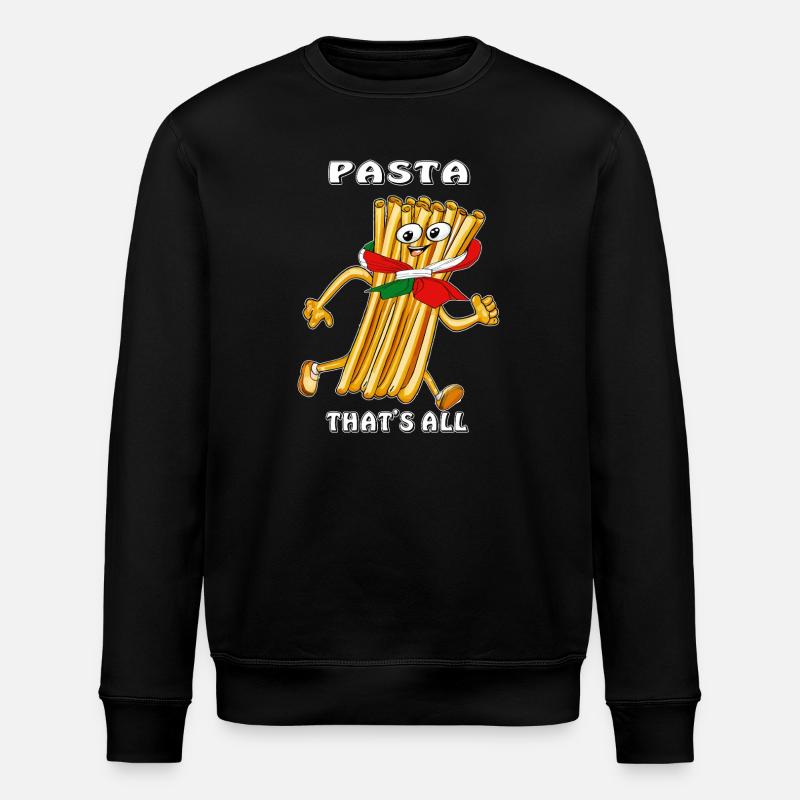 PASTA THAT'S ALL - Stanley/Stella ROLLER Unisex Organic Sweatshirt - black