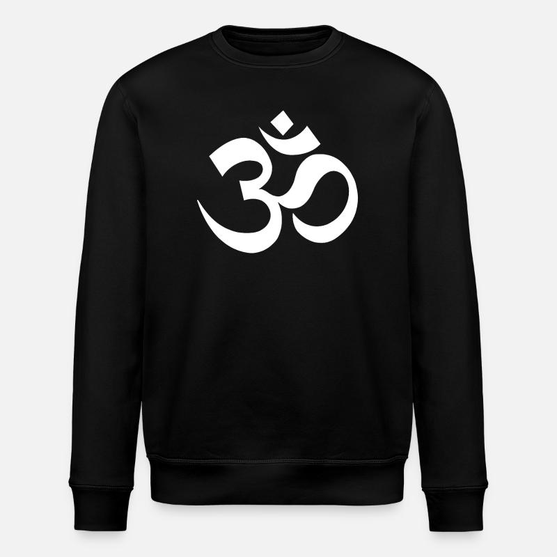 Om Symbol Zen Druck - Stanley/Stella Unisex Bio-Sweatshirt ROLLER - Schwarz
