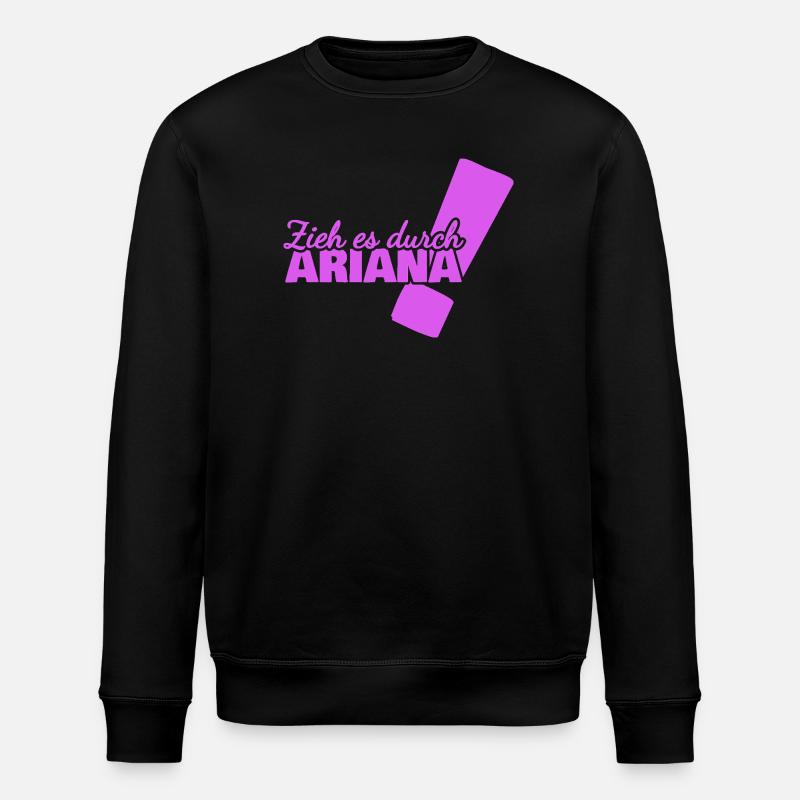 Geschenk für Ariana - Stanley/Stella Unisex Bio-Sweatshirt ROLLER - Schwarz