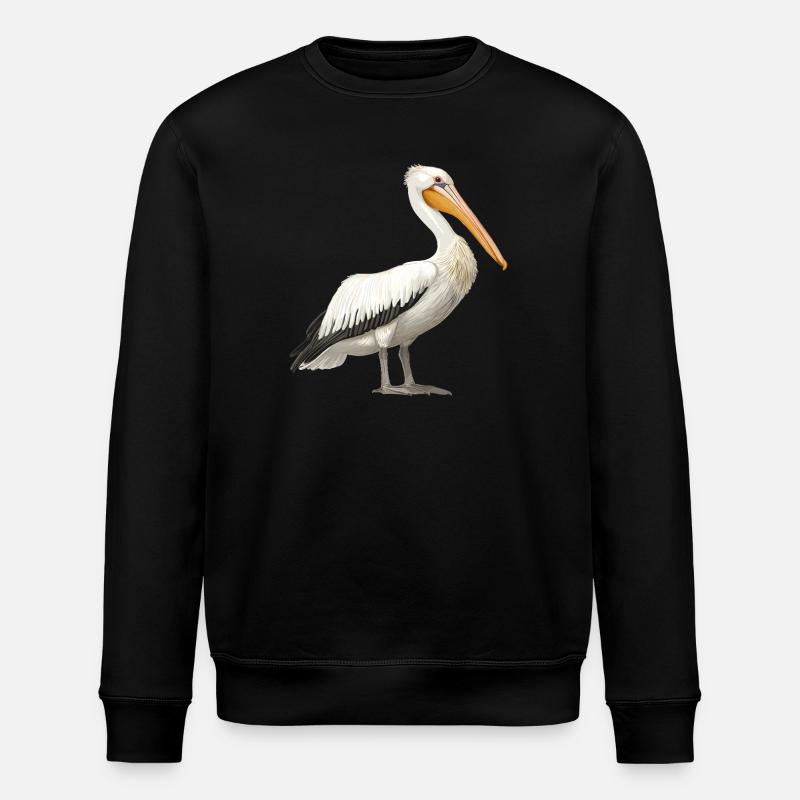 Pelikane Pelikan - Stanley/Stella Unisex Bio-Sweatshirt ROLLER - Schwarz