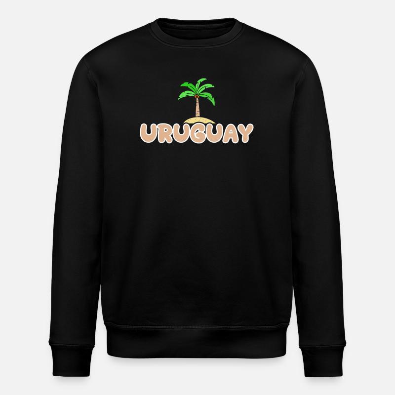 Uruguay as Uruguay - Stanley/Stella ROLLER Unisex Organic Sweatshirt - black