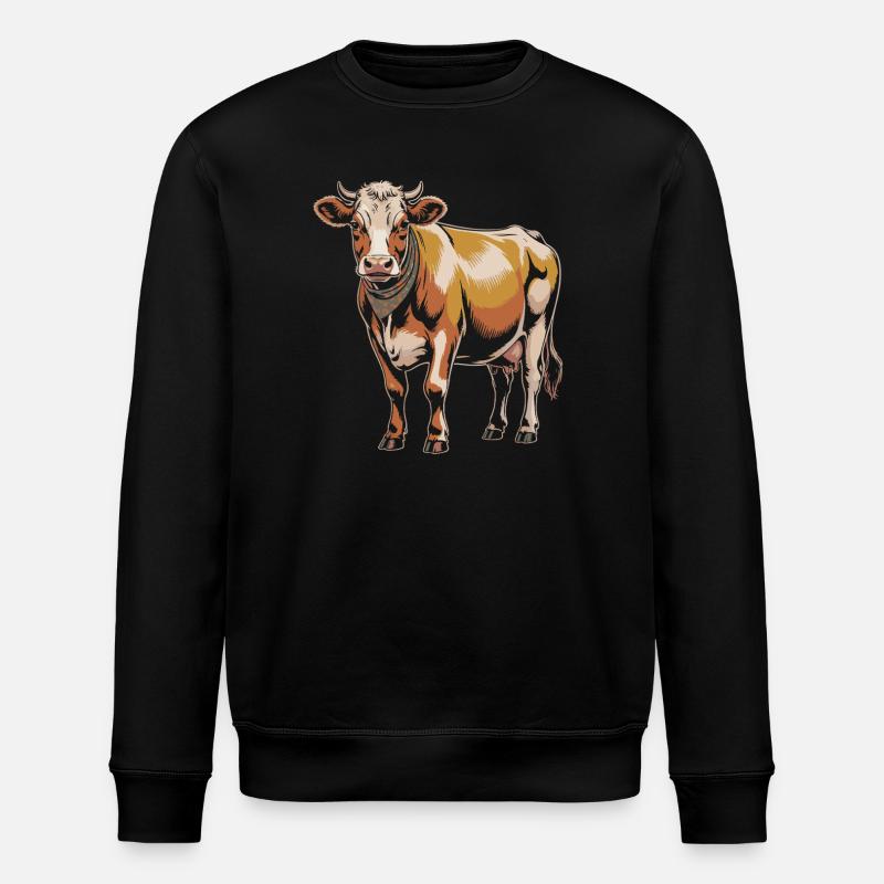 Vache Vaches - Sweat bio ROLLER Stanley/Stella Unisexe - noir