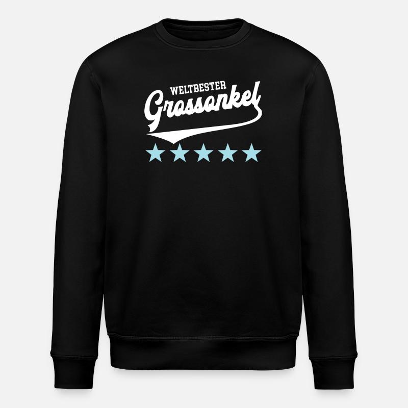 Grossonkel Patenonkel Bester Onkel Großonkel - Stanley/Stella Unisex Bio-Sweatshirt ROLLER - Schwarz