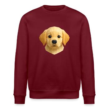 Chiot Golden retriever mignon - Polygon Dog Design - Sweat bio ROLLER Stanley/Stella Unisexe - bordeaux - Devant - Nik (191cm)