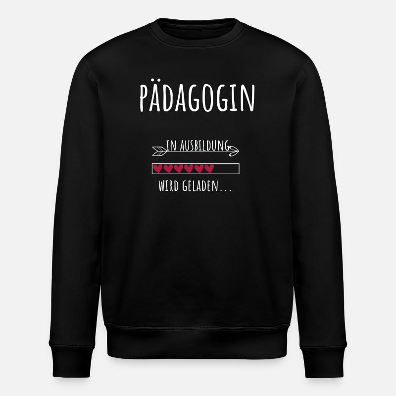 Studentin Beruf Ausbildung Pädagogin - Stanley/Stella Unisex Bio-Sweatshirt ROLLER - Schwarz