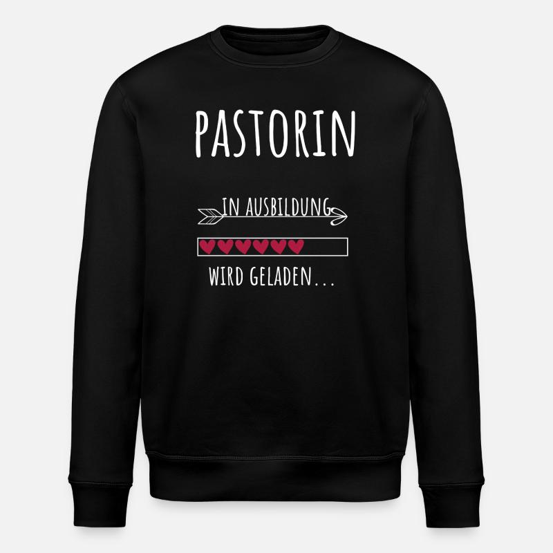 Theologie Studentin Beruf Ausbildung Pastorin - Stanley/Stella Unisex Bio-Sweatshirt ROLLER - Schwarz