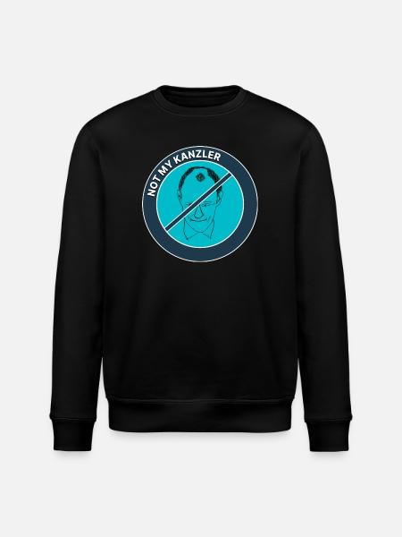 Not My Chancellor – Political Satire - Stanley/Stella ROLLER Unisex Organic Sweatshirt - black