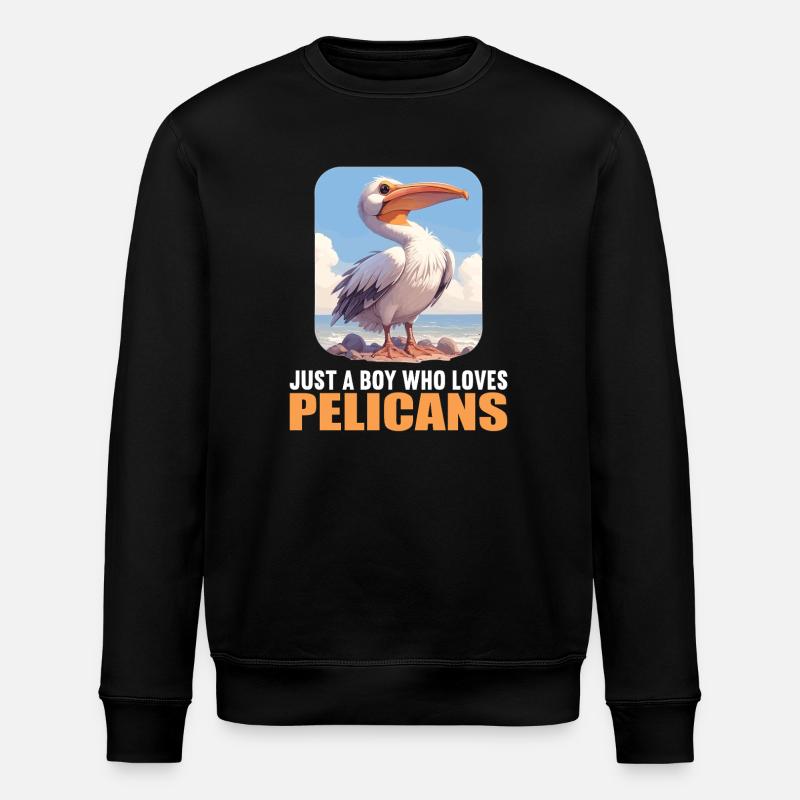 Pélicans Pélican - Sweat bio ROLLER Stanley/Stella Unisexe - noir