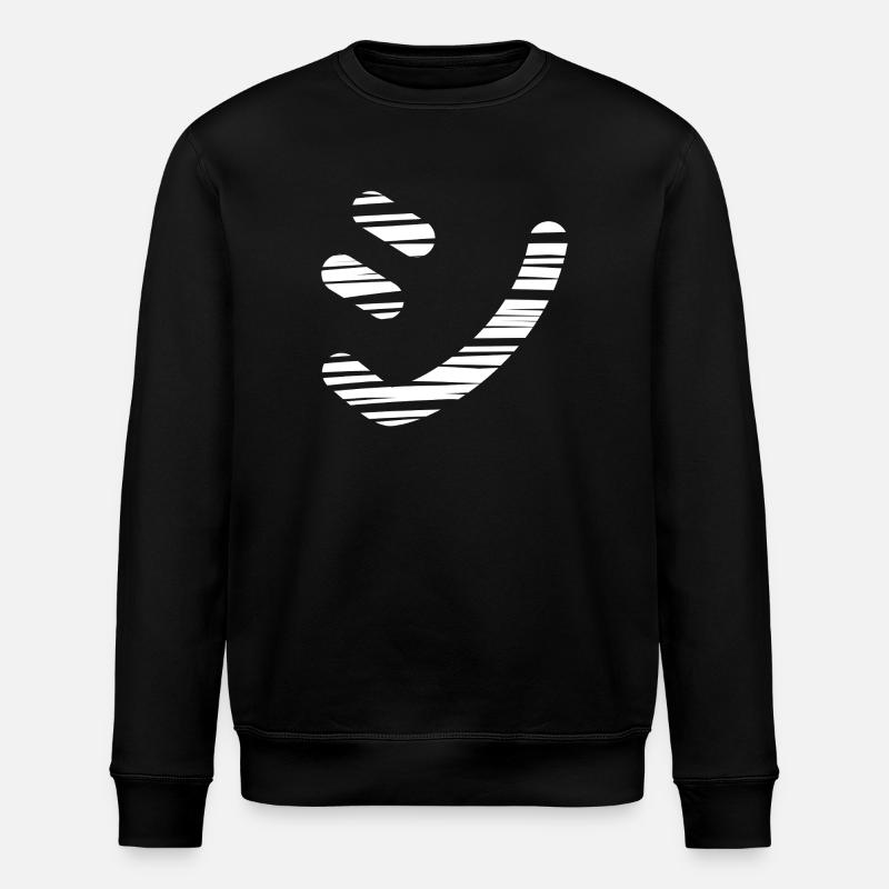 Texte japonais 'シ' (Shi)- Pinceau - Sweat bio ROLLER Stanley/Stella Unisexe - noir