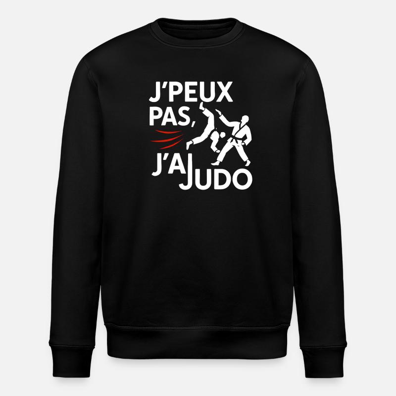 Judo Punchline: J'peux pas - Sweat bio ROLLER Stanley/Stella Unisexe - noir