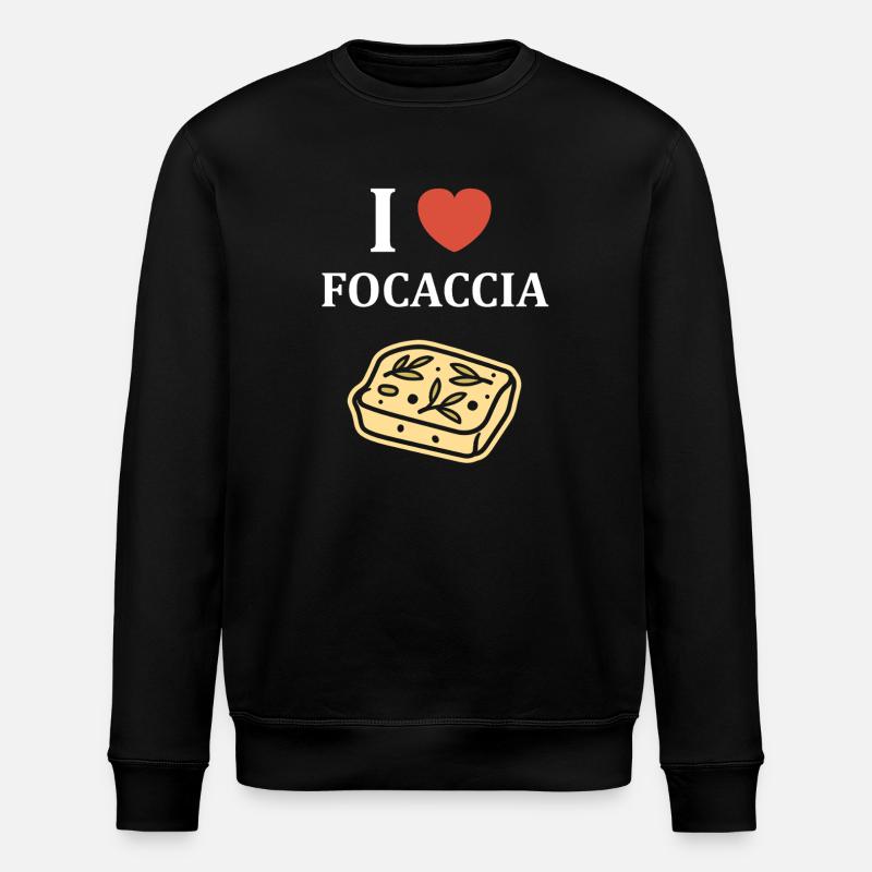 J adore focaccia illustration - Sweat bio ROLLER Stanley/Stella Unisexe - noir