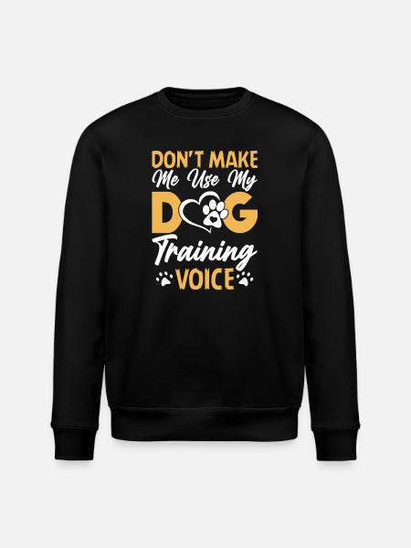 Dogs Dog Lover Dog Owner Gift - Stanley/Stella ROLLER Unisex Organic Sweatshirt - black
