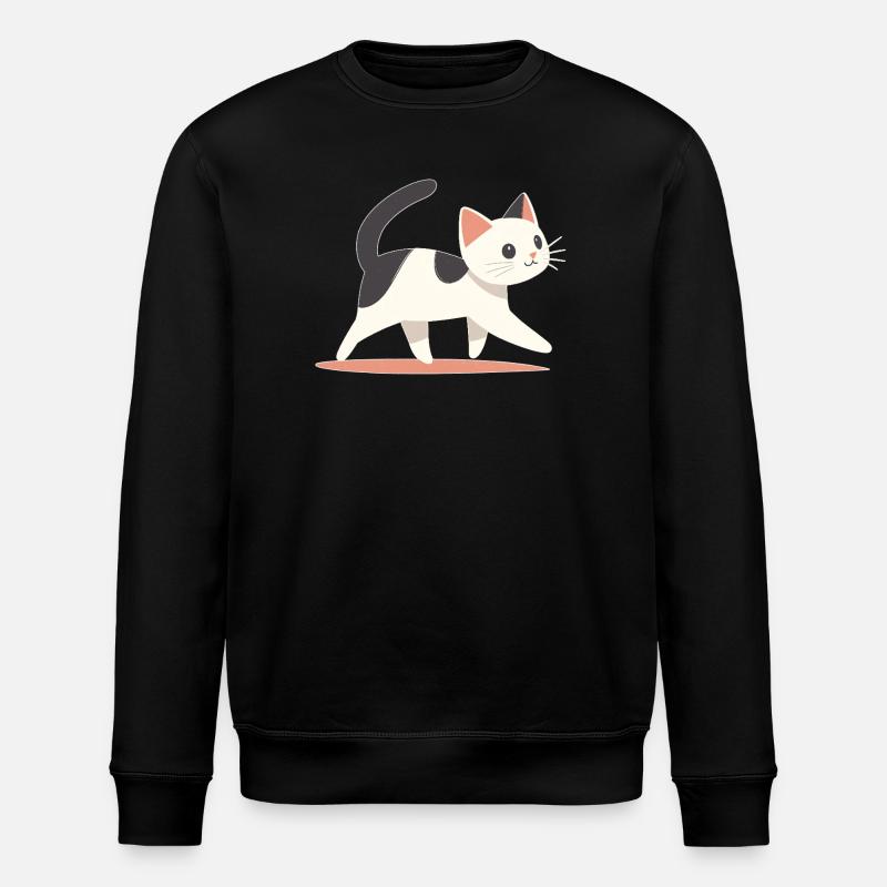 Chat - Sweat bio ROLLER Stanley/Stella Unisexe - noir