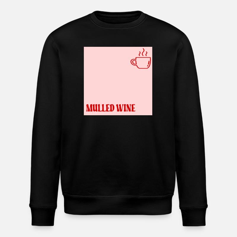 Glühweinbecher - Stanley/Stella Unisex Bio-Sweatshirt ROLLER - Schwarz