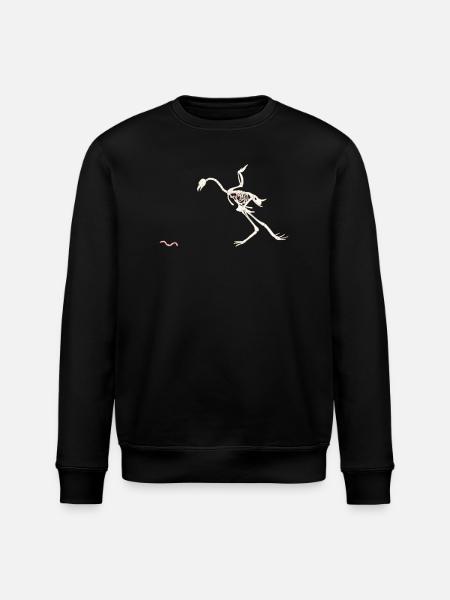 Free and Happy Shelled Hen - Stanley/Stella ROLLER Unisex Organic Sweatshirt - black
