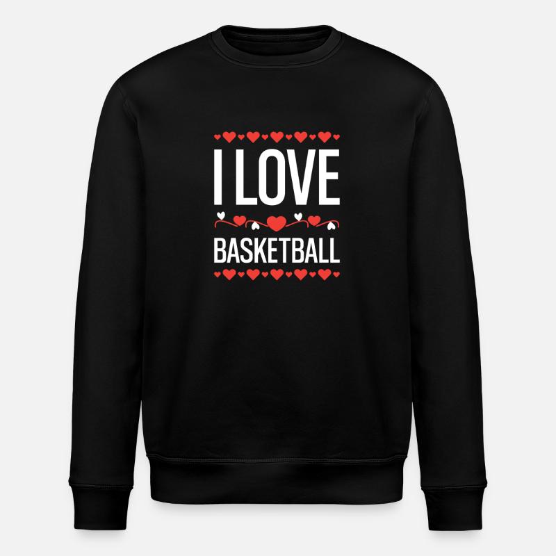 J’adore le basket-ball - Sweat bio ROLLER Stanley/Stella Unisexe - noir