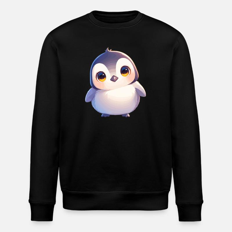 Pinguine Pinguin - Stanley/Stella Unisex Bio-Sweatshirt ROLLER - Schwarz