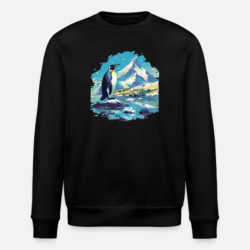 Pingouins Pingouin - Sweat bio ROLLER Stanley/Stella Unisexe - noir