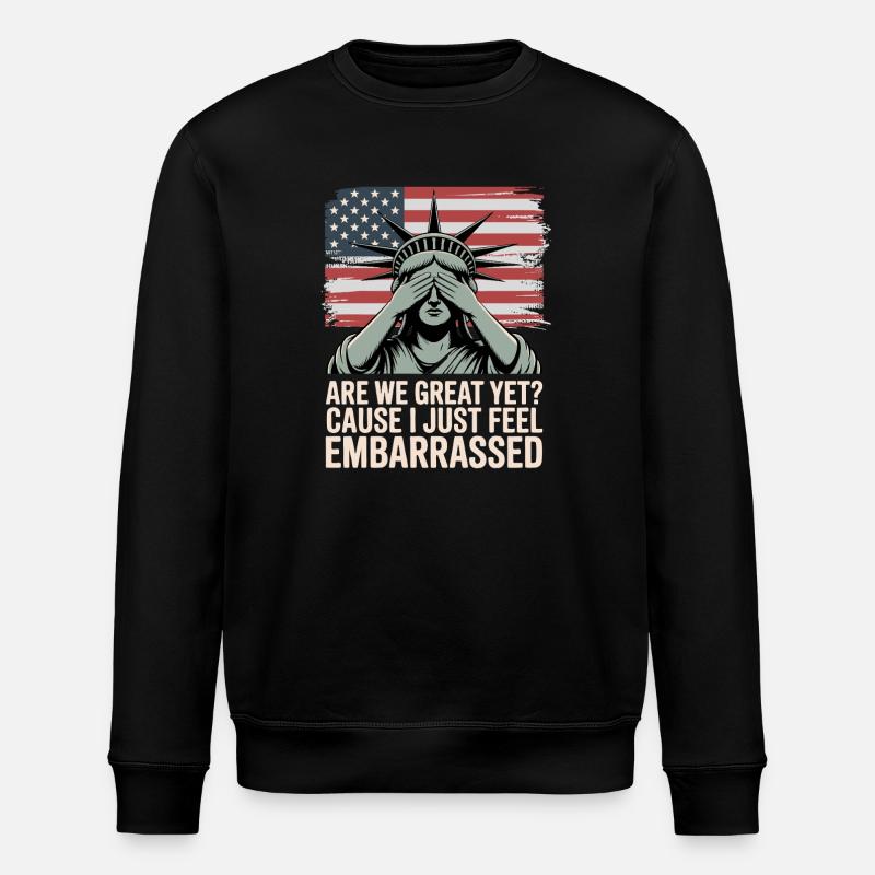 Sind wir schon großartig? Protest-Grafik - Stanley/Stella Unisex Bio-Sweatshirt ROLLER - Schwarz