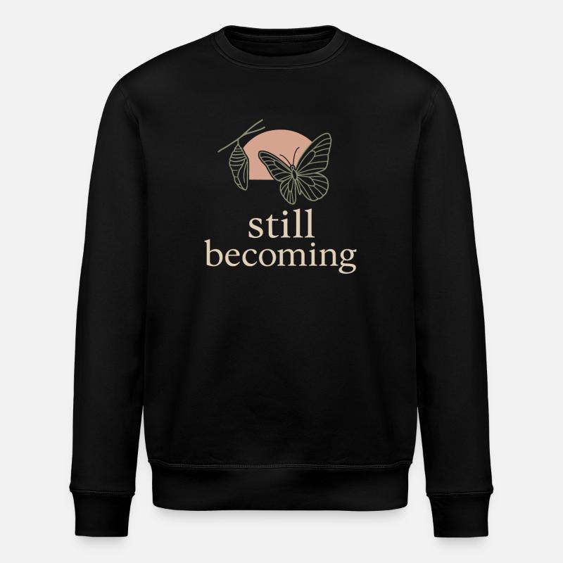 Croissance consciente, Renouvellement printanier, - Sweat bio ROLLER Stanley/Stella Unisexe - noir