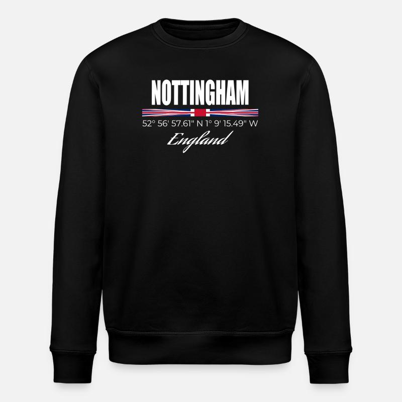 Nottingham - Stanley/Stella ROLLER Unisex Organic Sweatshirt - black