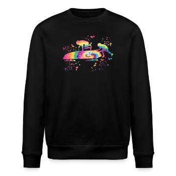 Bob Team Brakeman Bob - Stanley/Stella ROLLER Unisex Organic Sweatshirt - black - Front - Nik (191cm)