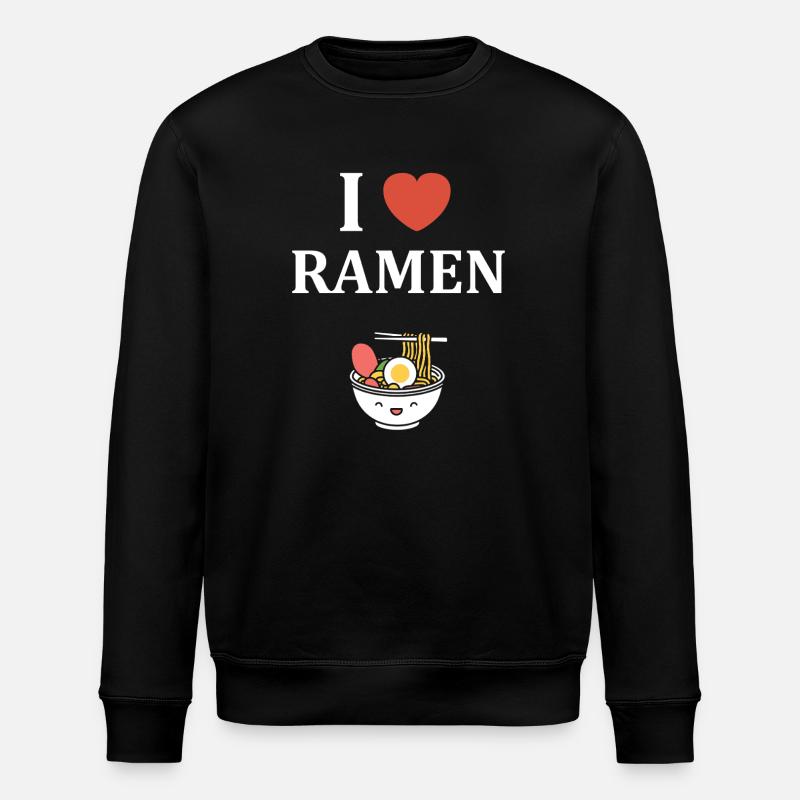 J aime le ramen - Sweat bio ROLLER Stanley/Stella Unisexe - noir