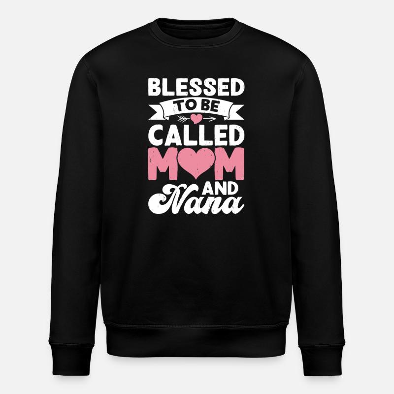 Oma Mama Geschenk Weihnachtsgeschenke Großmutter - Stanley/Stella Unisex Bio-Sweatshirt ROLLER - Schwarz