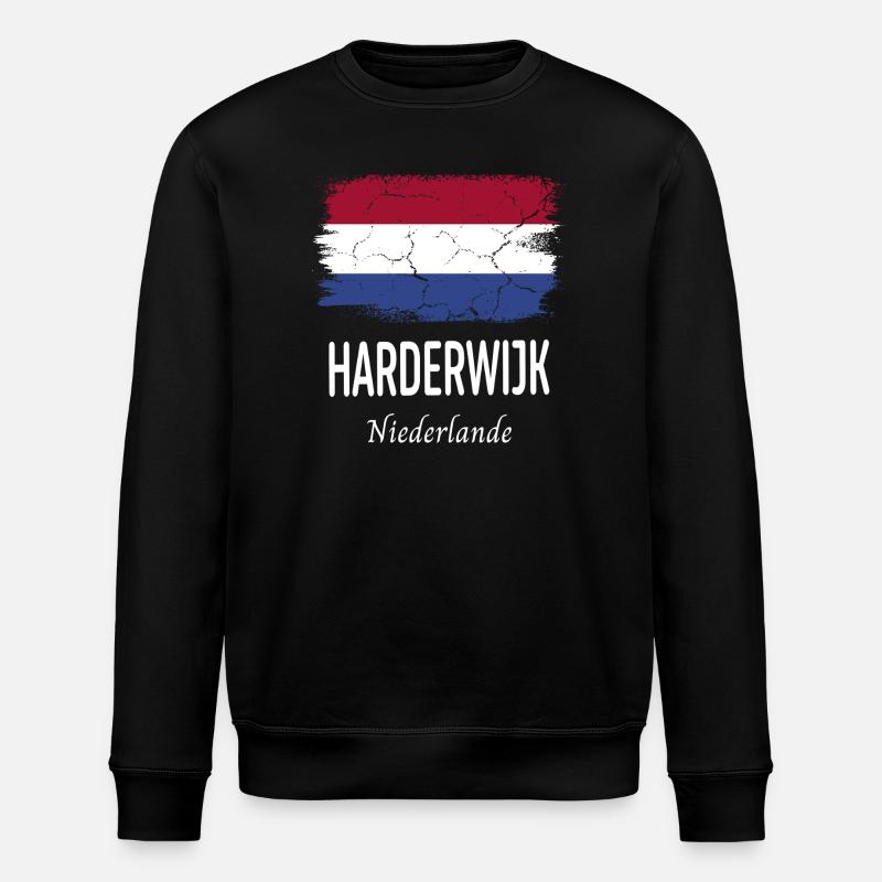 Harderwijk - Sweat bio ROLLER Stanley/Stella Unisexe - noir
