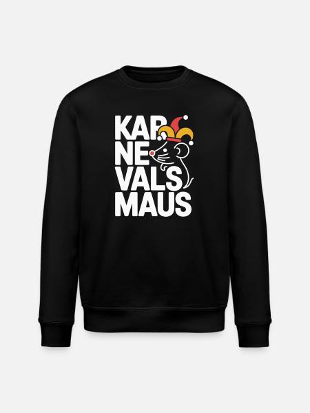Carnival Mouse Cologne Carnival Mouse - Stanley/Stella ROLLER Unisex Organic Sweatshirt - black