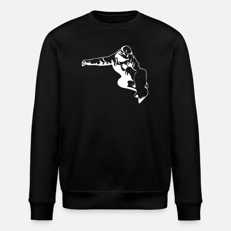 planche à neige - Sweat bio ROLLER Stanley/Stella Unisexe - noir