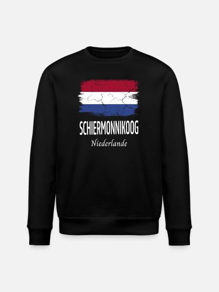Schiermonnikoog - Stanley/Stella Unisex Bio-Sweatshirt ROLLER - Schwarz