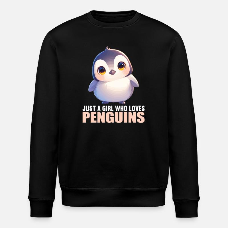 Penguins Penguin - Stanley/Stella ROLLER Unisex Organic Sweatshirt - black