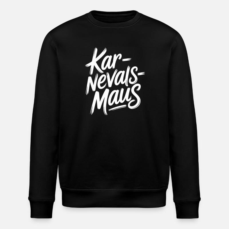 Karnevalsmaus Karneval Köln Kölner Karnevals Maus - Stanley/Stella Unisex Bio-Sweatshirt ROLLER - Schwarz