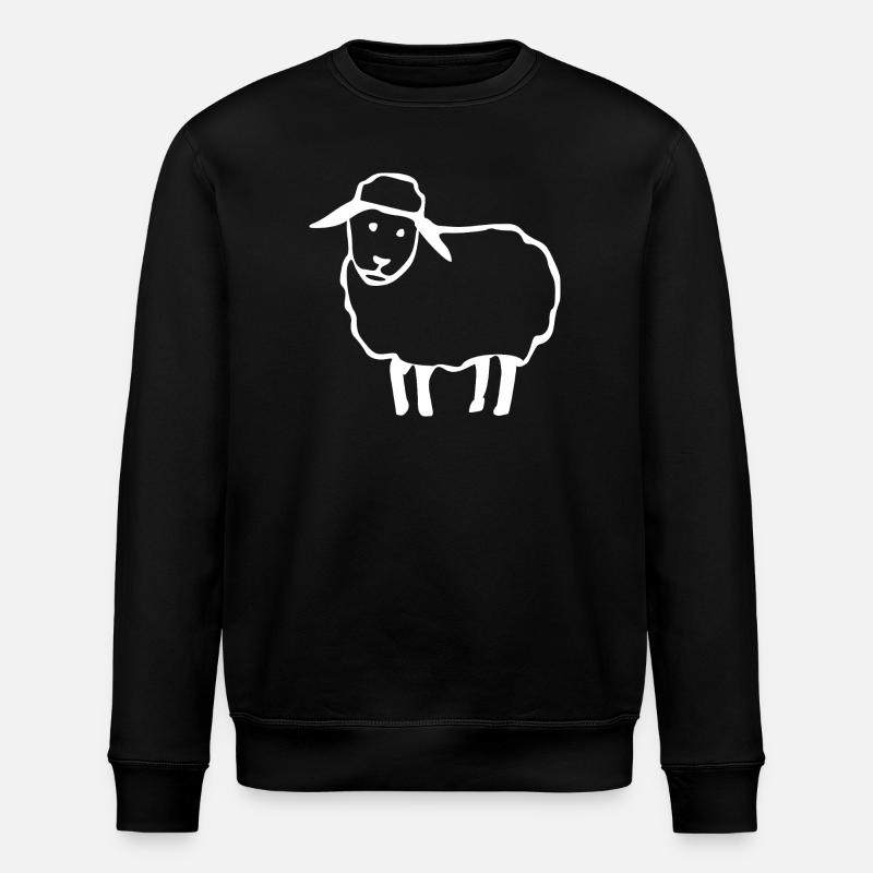 Schaf - Stanley/Stella Unisex Bio-Sweatshirt ROLLER - Schwarz