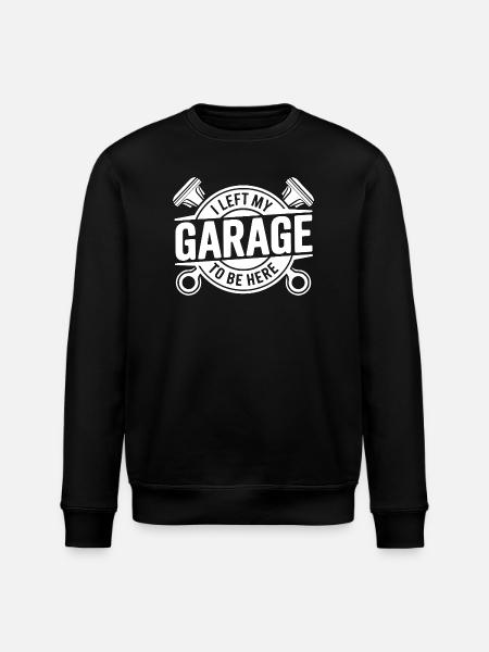 J’ai quitté mon garage devis mécanicien - Sweat bio ROLLER Stanley/Stella Unisexe - noir