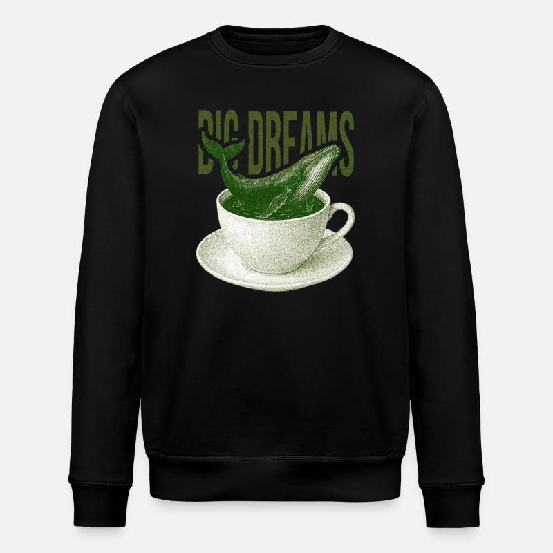 Dreams Tide Cup - Stanley/Stella Unisex Bio-Sweatshirt ROLLER - Schwarz