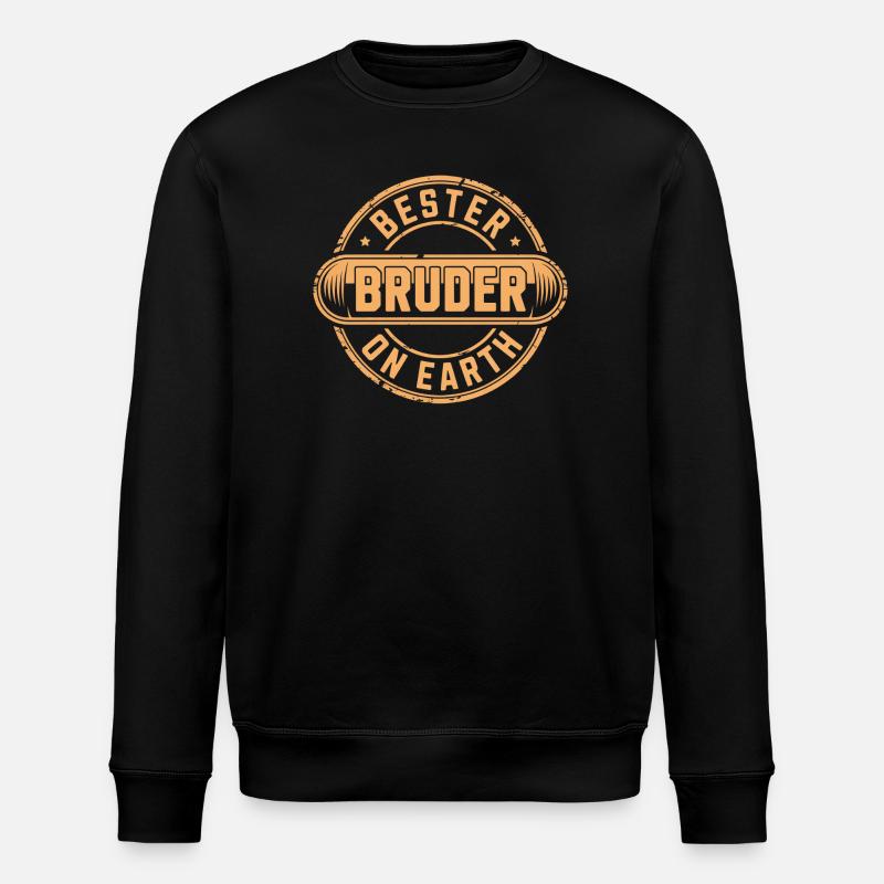 Bester Bruder - Stanley/Stella Unisex Bio-Sweatshirt ROLLER - Schwarz