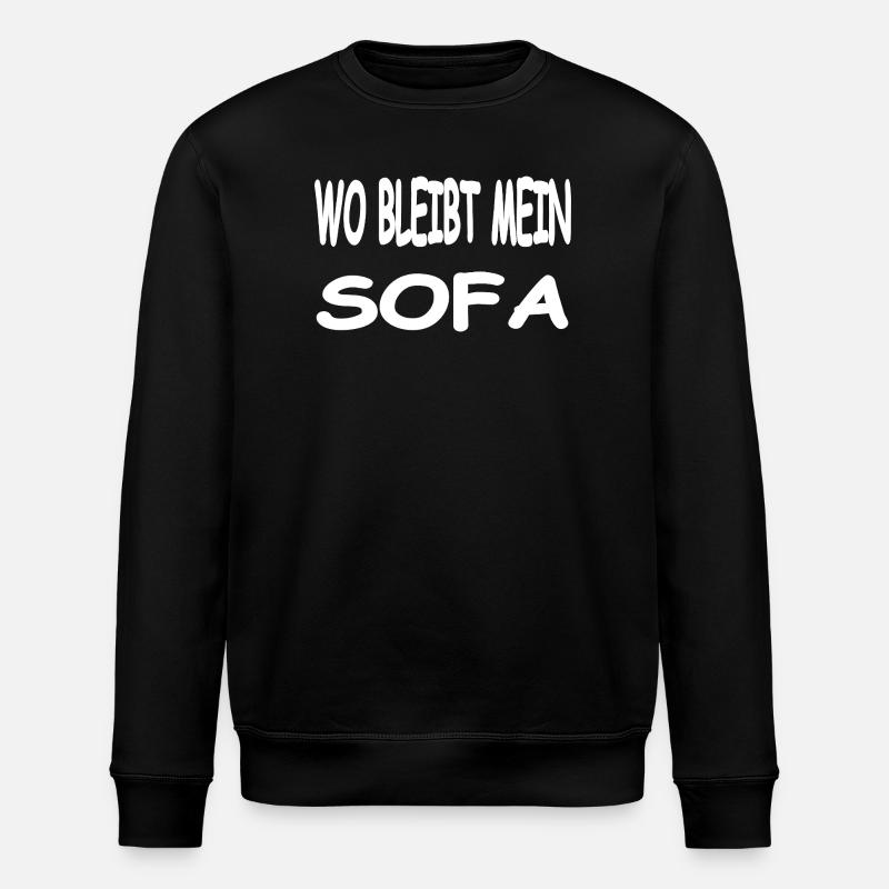 Sofa - Stanley/Stella Unisex Bio-Sweatshirt ROLLER - Schwarz