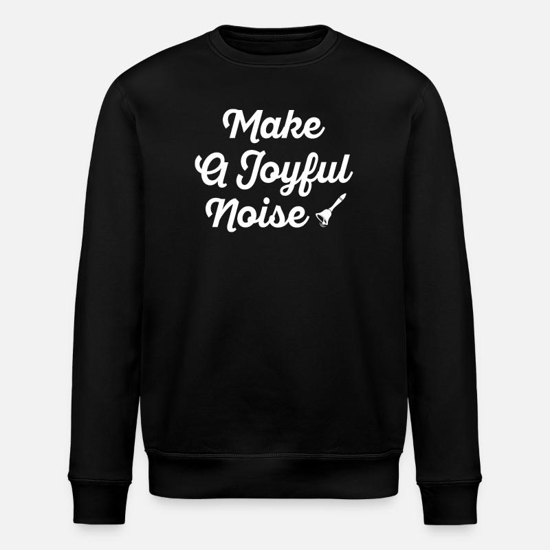 Crea una tipografia di rumore gioiosa - Felpa ecologica unisex ROLLER di Stanley/Stella - nero