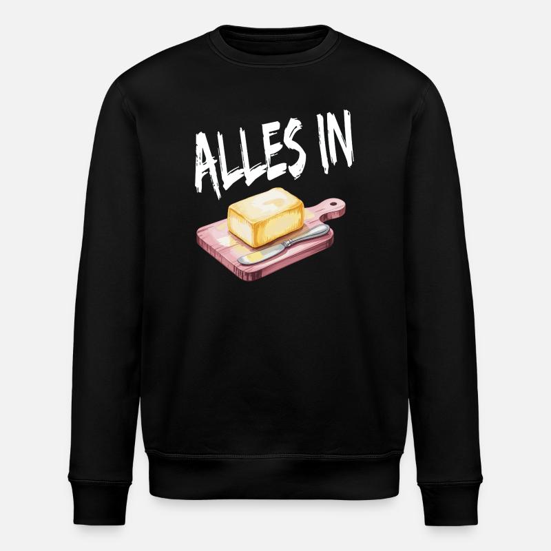 Butterblock Art de la cuisine - Sweat bio ROLLER Stanley/Stella Unisexe - noir